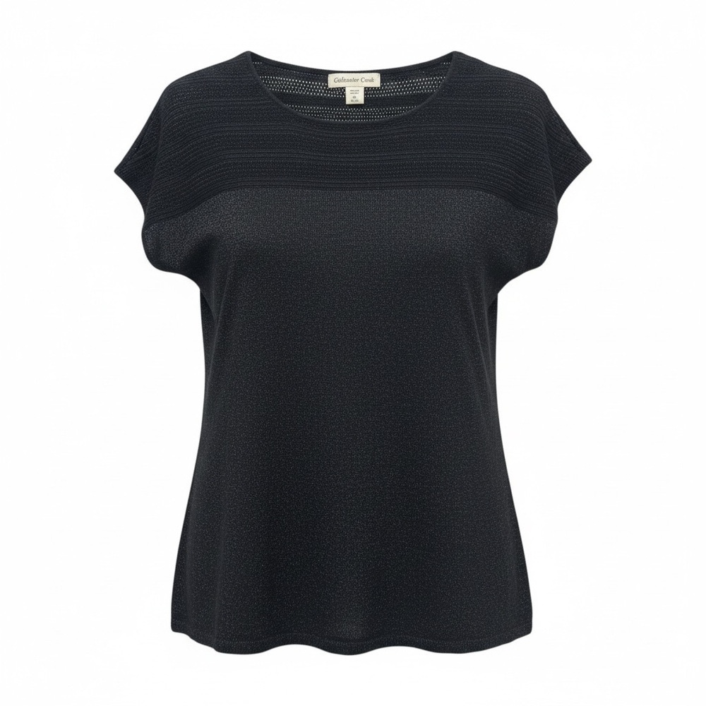 Coldwater Creek Black with Silver Top